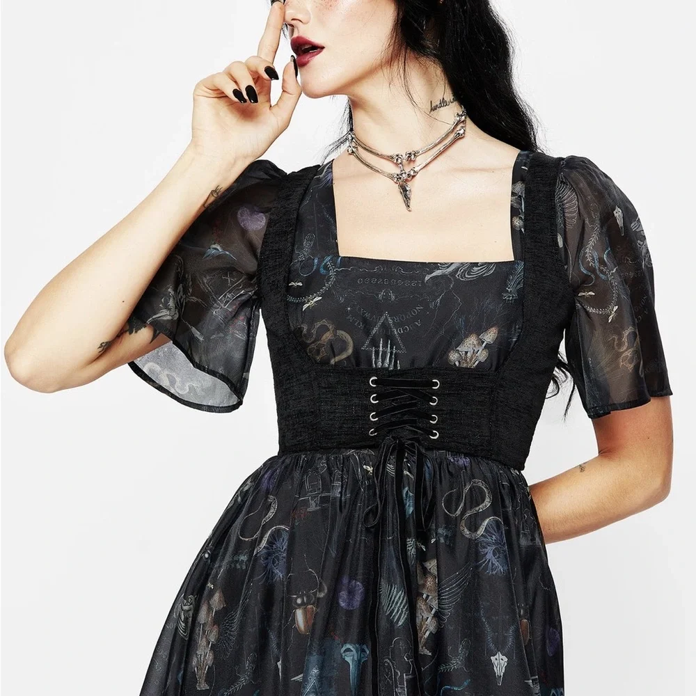 Disturbia Florence Lace-Up Harness Corset Top – US 4 - Picture 1 of 4